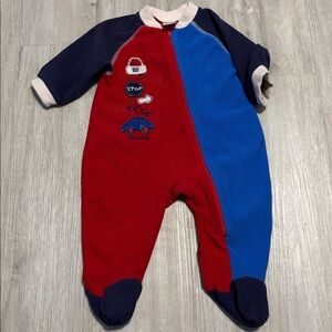 Oshkosh Red and Blue Baby Onesie